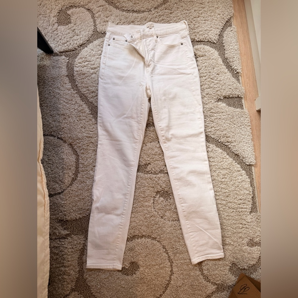 JCREW stretch denim - white - size 28
